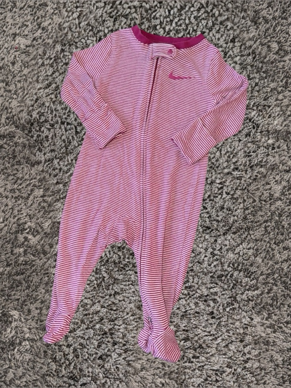 Pink Nike Footed Sleeper